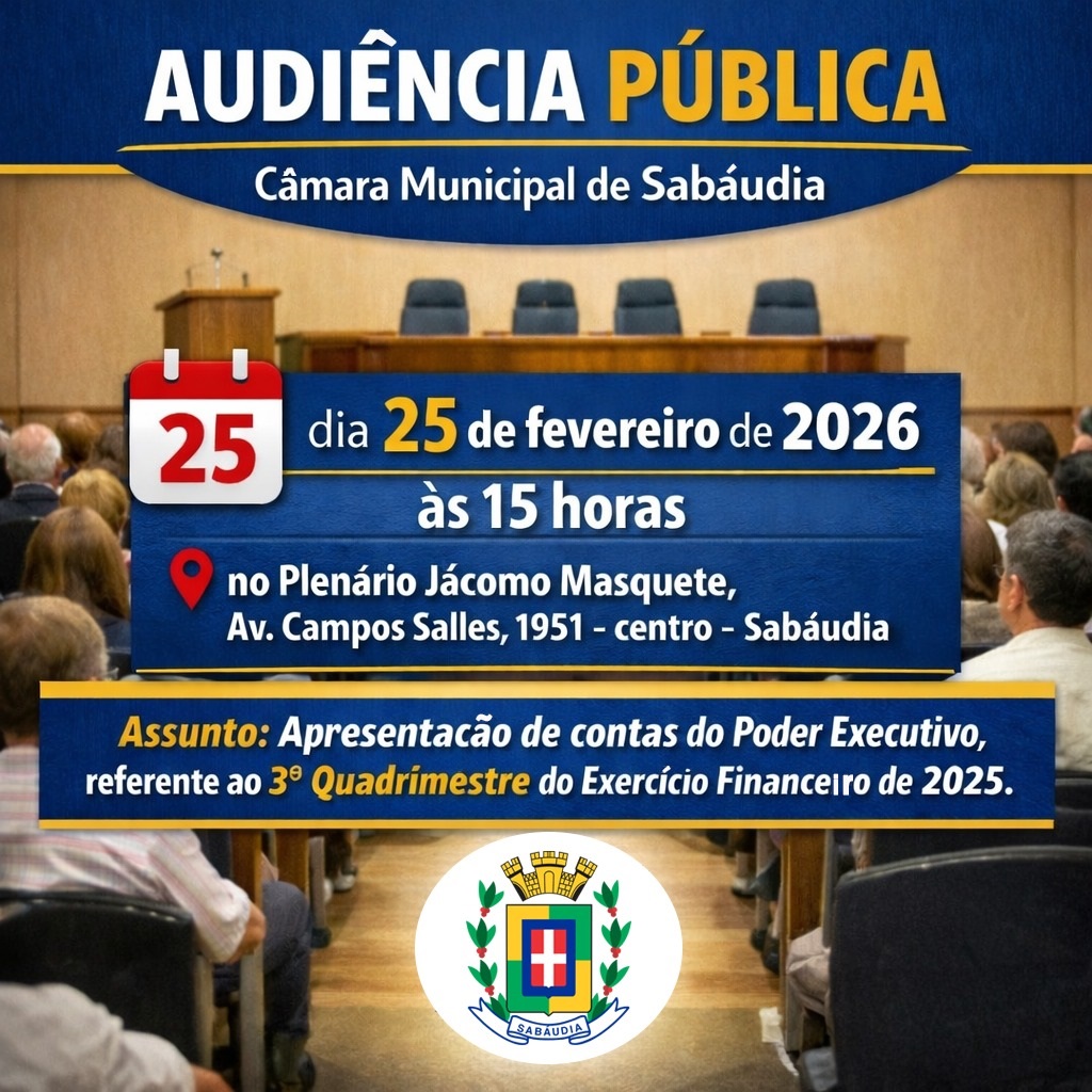 Convite Audiencia Pública