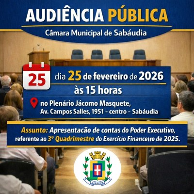 Convite Audiencia Pública