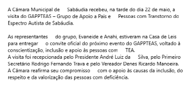 Reunião com GAPPTEAS.